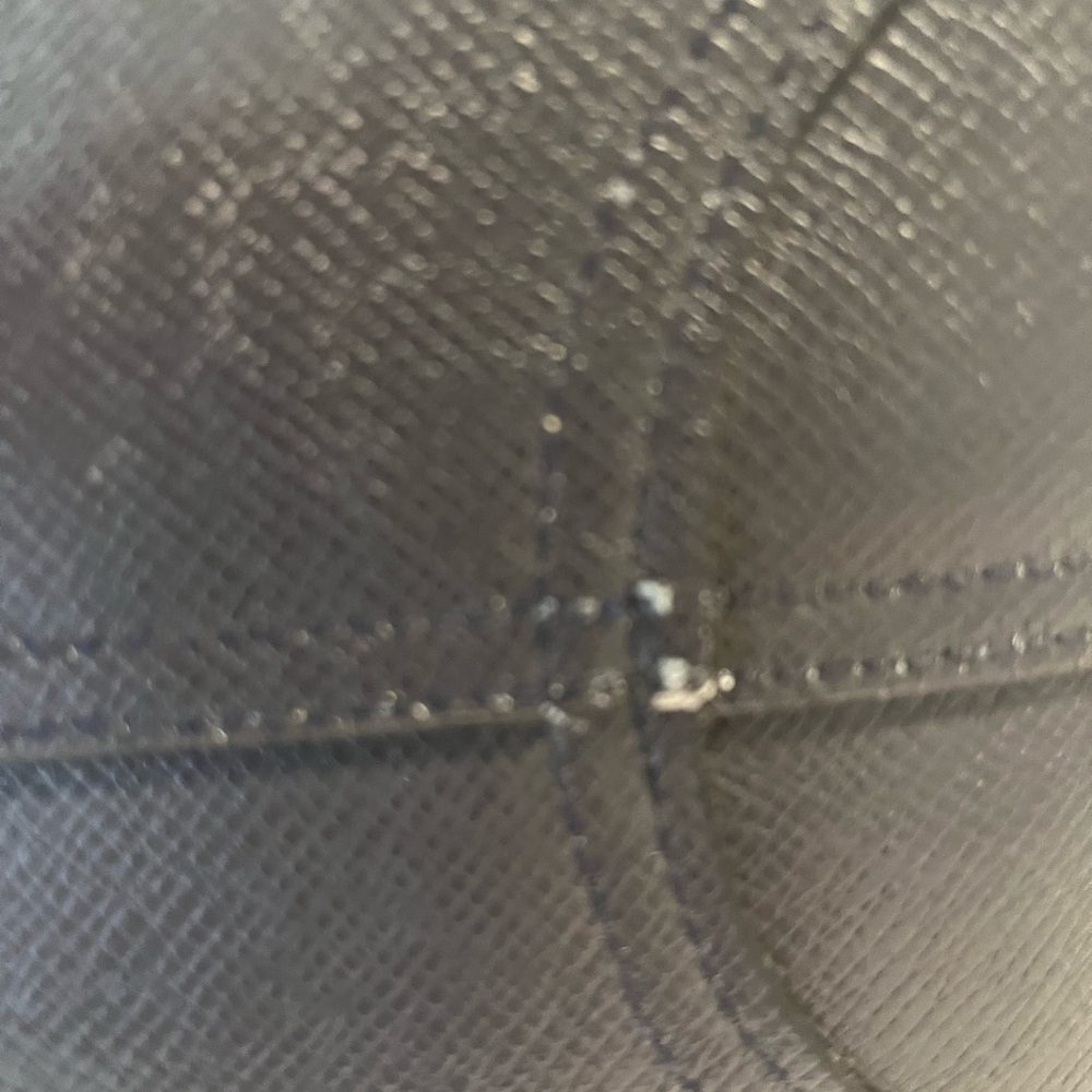 Coach EUC Reversible Navy & flower Tote with Structured Design and Gold Accents - Picture 8 of 14